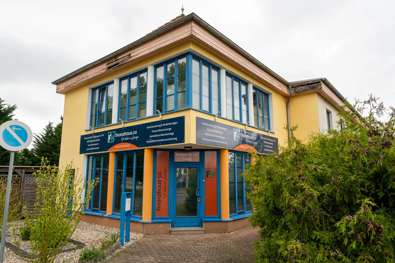 Zweites Büro von Finanzhaus in Bitterfeld-Wolfen, Thalheimer Straße 146, für Versicherung, Vorsorge und Baufinanzierung